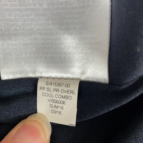 Sz4P Banana Republic 2 layer zipper back blue/grey tank top EUC - Picture 10 of 10